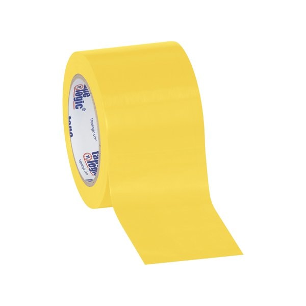 Tape Logic 3'' x 36 yds. Yellow Tape Logic Solid Vinyl Safety Tape, 16PK BUY00021682 - main